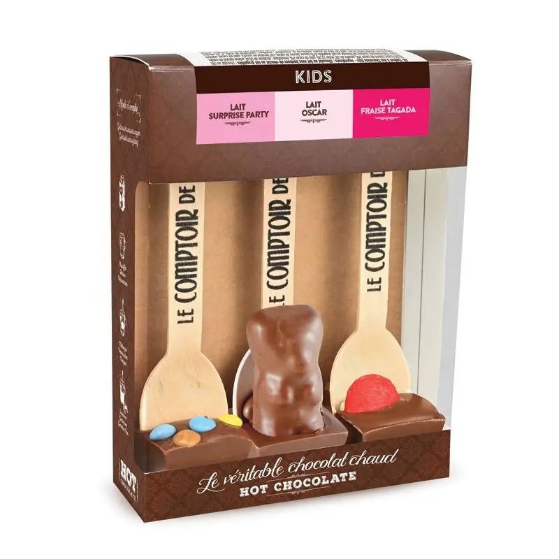 Coffret 3 Hot Chocolate Kids 3X30G (Surprise Partie - Oscar - Fraise Tagada) 3 X 30G
