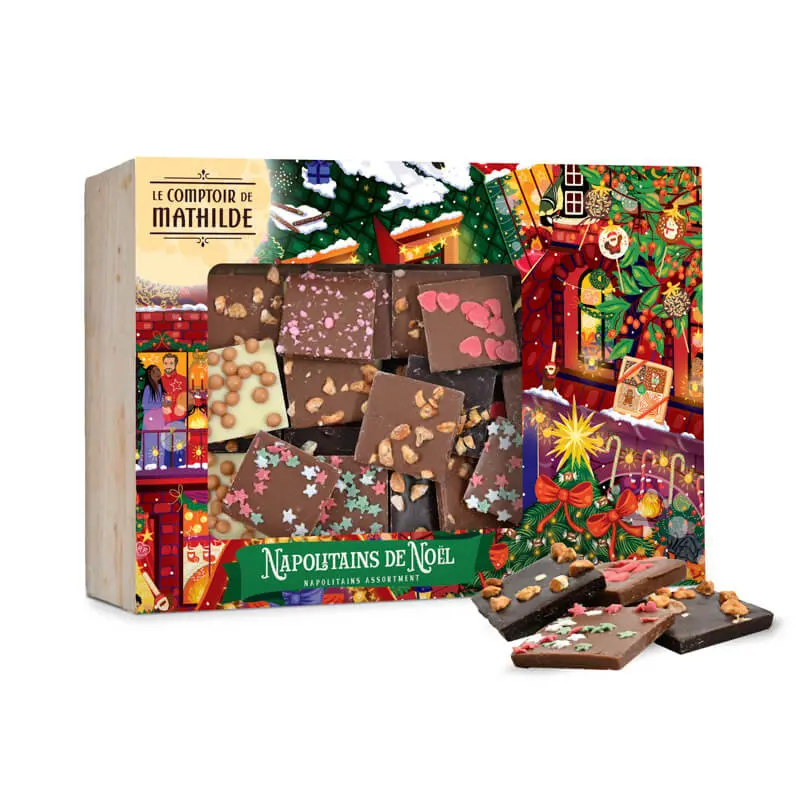 Coffret Napolitains de Noël 300G