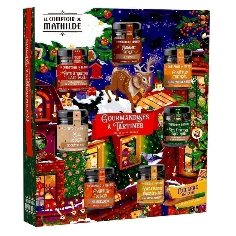 Coffret Semainier Pâtes A Tartiner De Noël 230G