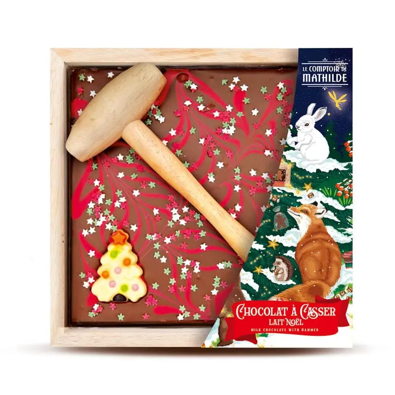 Chocolat A Casser Lait La Forêt De Noël" 350G 