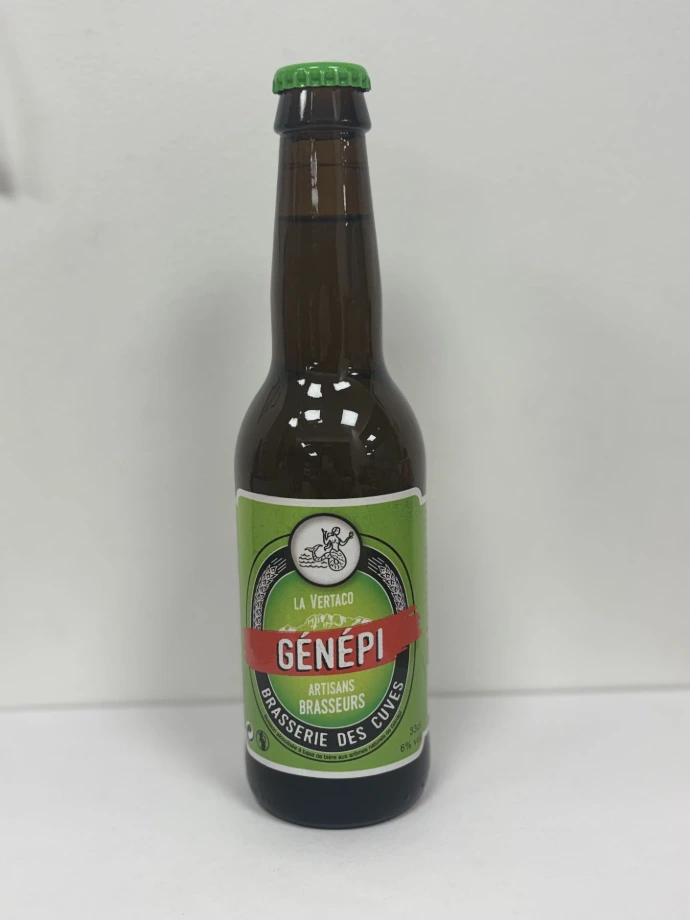 Bière verte au Génépi 33cl