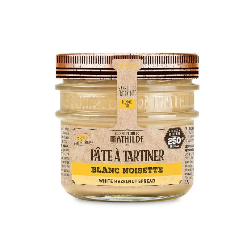 Pâte à tartiner Blanc Noisette 250G
