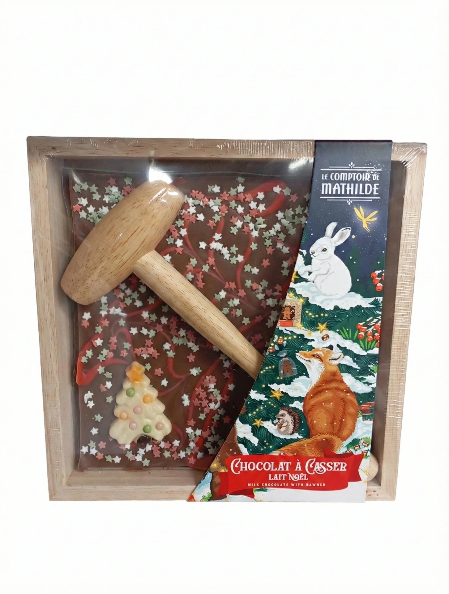 Chocolat A Casser Lait "Forêt De Noël" 350G