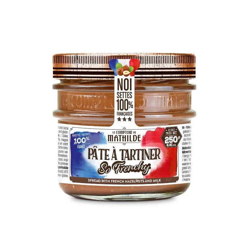 Pâte à tartiner So Frenchy Noisettes 100% Françaises 250G