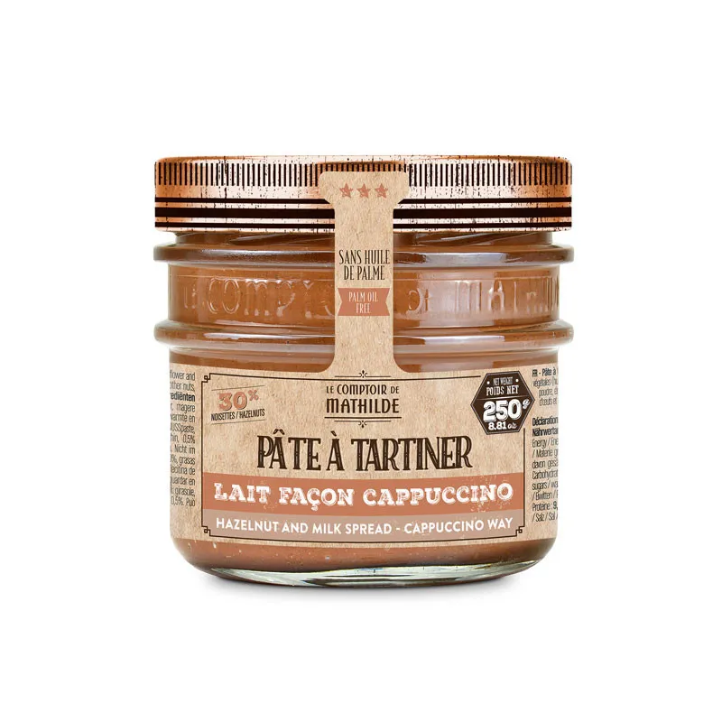 Pâte A Tartiner Lait Façon Cappuccino 250g