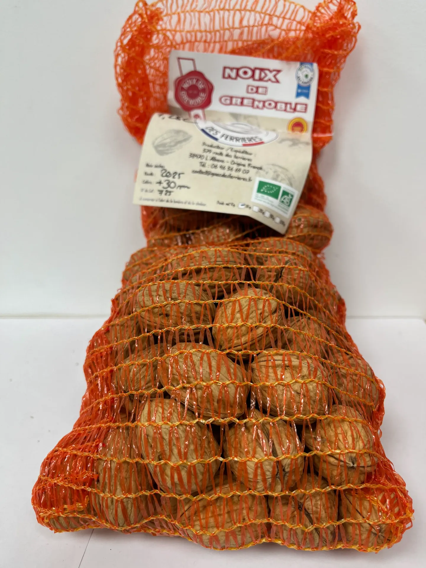 Noix de Grenoble AOP +30mm 1kg - Filet