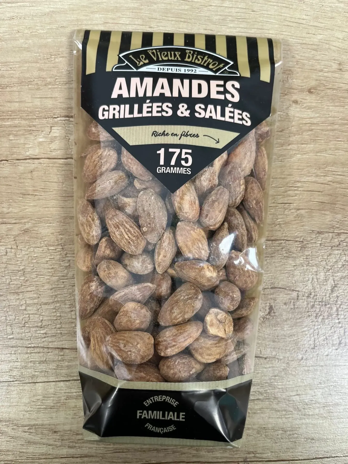 Amandes grillées salées - 175g