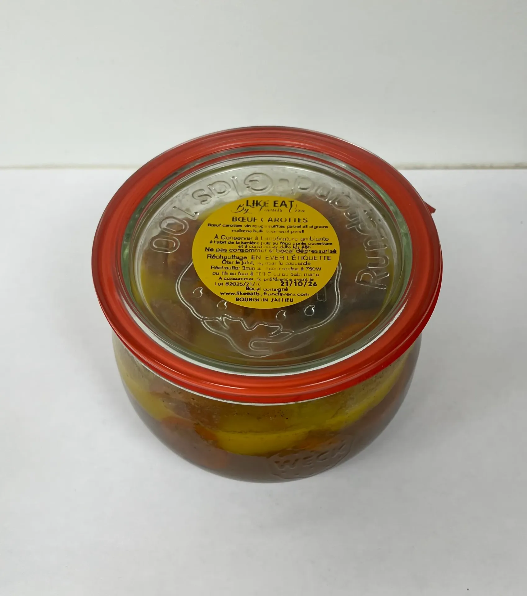 Bocal boeuf carottes