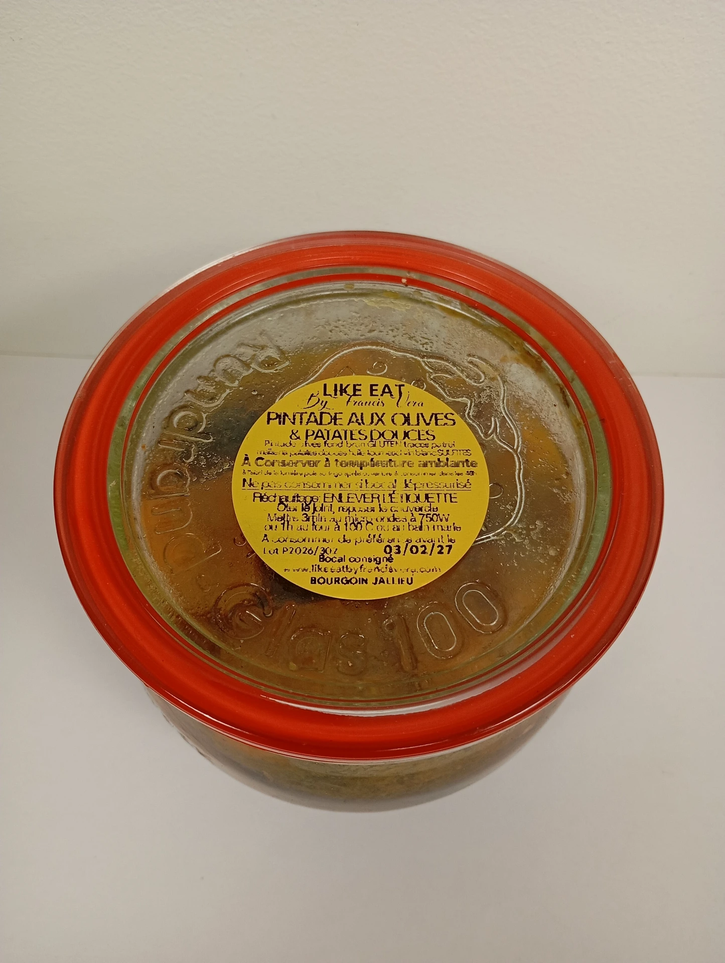 Bocal pintade olives