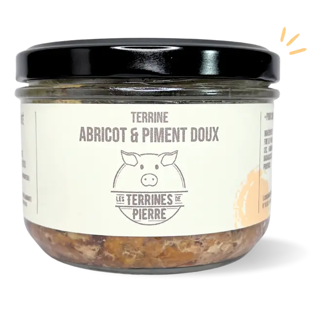 Terrine en bocal - abricot et piment doux