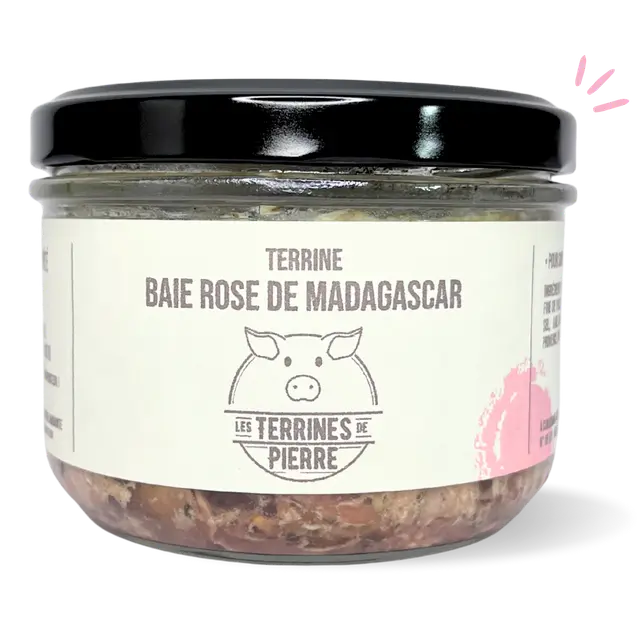 Terrine en bocal - baie rose